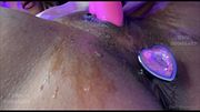 Tele Literaryvixe Dani Doomsday Super Sexy Intense Ebony Squirt Masturbation Sesh 6