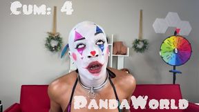 submissive ebony clown slut sucks and fucks her bbc master facial piss