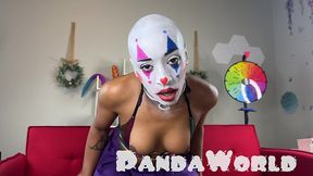 submissive ebony clown slut sucks and fucks her bbc master facial piss