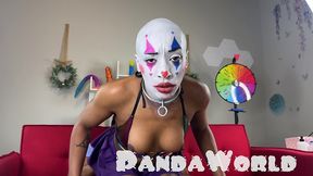 submissive ebony clown slut sucks and fucks her bbc master facial piss