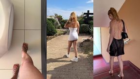 le lendemain nous dejeunions nus tranquillement sur la terrasse en profitant de...