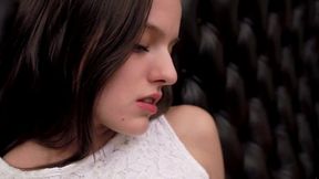 Silvie Luca - brunette babe masturbates tight pussy fingering - Jesie Jones