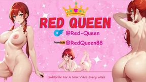 Redhead amateur wanks in the woods of a log cabin