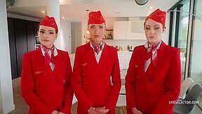 Three Stewardess Fuck Hard - Matty Mila Perez Japanese