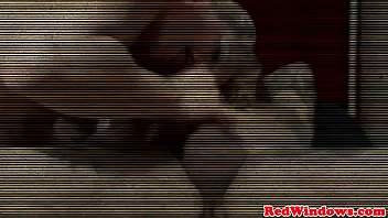 Blonde amsterdam hooker rides tourist cock