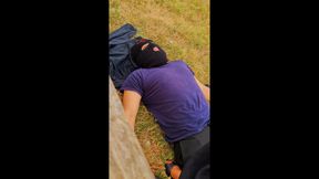 Worship my feet in the park you slave!!