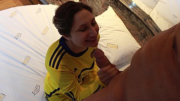 Se cogió con la camiseta de Boca Juniors