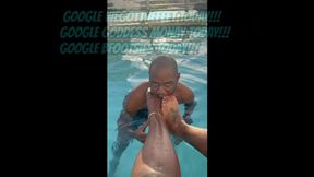 HUMILATING ROOFTOP POOL WORSHIP BY 2 DOMME EBONY BBWs FT BFOOTSIE