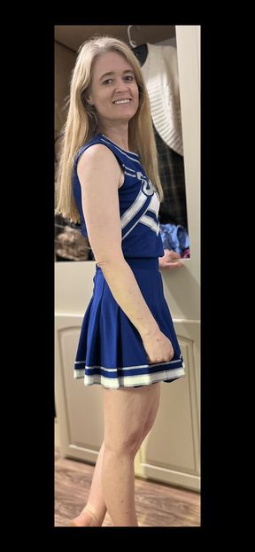 Cheerleader blowjob fantasy fulfilled by sweet little Emily!