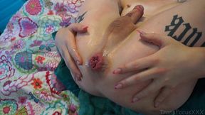 my trans babysitter is a tatted up slut