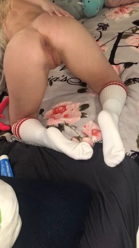 Playing with my pussy with my gem in until I cum