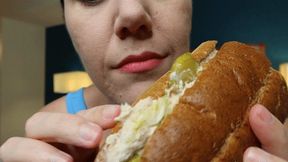 Obnoxiously Eating Stinky Tuna Sub (MP4)