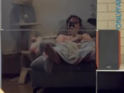 Quick cum on tummy