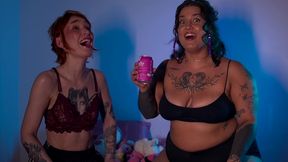 we couldn t hold back these burps