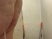 Cum Covered 18yo Enjoys a Giant Bad Dragon Creampie and then they use a big Knot to keep it inside!!