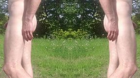 Sunbathing naked ????