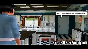 Two 3D Cartoon Babes Seduce Their Horny Boss In The Office For A Steamy Encounter