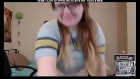 Big Ass Young Chubby Redhead With Glasses Masturbate