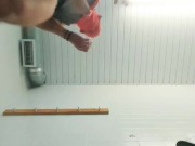 Hot Guy Masturbating doing prostate massage