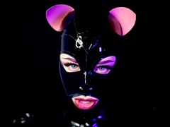 Amateur CDin latex dildoing