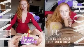 Cum in My Mouth for Your Bday