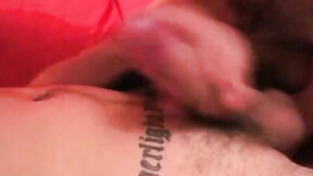 Horny Zeke pounds his butt in an anal fucking with his tattooed ex Tyler