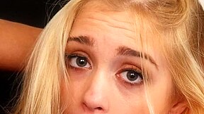 Blonde Honey Filing Her Mouth With A Fat Dick