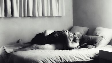 Stunning Black Haired Petite Girl Rides a Big Cock and Gets a Facial