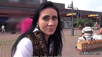 Enchanting czech girl gets seduced in the mall and drilled in pov