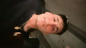 Plane bathroom bang: Tattooed babe sucks and gets destroyed