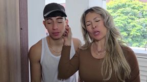 I My Stepmom's Best Friend... Horny MILF Rides a Big Huge Cock