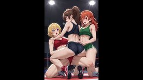 Female Wrestling Confessions #181: A Triple Threat Tangle