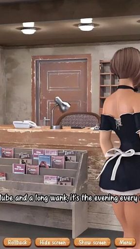 The Motel Gameplay (ntr Route) Hot Wife Fantasizes About Fucking a Stud