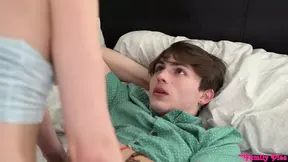 Step Sister Challenges Him with Her Wet Pussy
