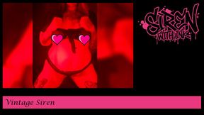 SirenWithInk Vintage Red The Vault Striptease