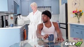 GILF Gets Him Perked Right up