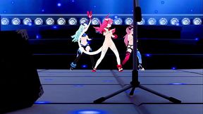 Honkai Impact: [MMD] Follow the Leader - girls (Rozaliya, Liliya, Delta)