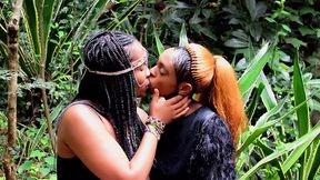 Horny Ebony Roommates Enjoy Hardcore Pussy Rubbing & Squirting Sesh