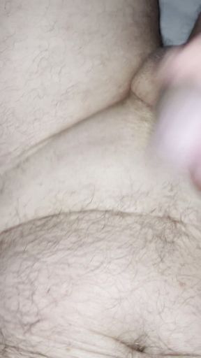 Jerking off the Hard Horny Piston