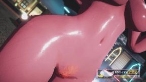 Hot 3D Devil Mina Ashido Virginal Skank