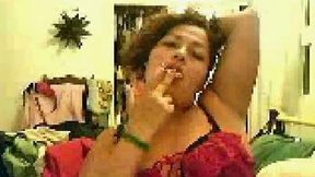 Plumpy BBW Latina housewife shows me her phat ass on webcam
