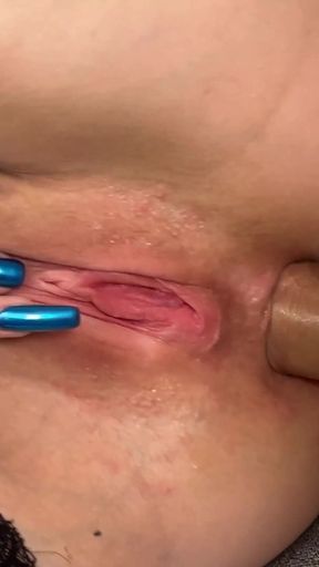 She Was Well Prepared for Her First Time Anal