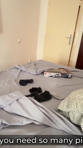 Step Son Took of the Helplessness of Stepmother Stuck Under the Bed