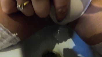 Dirty MILF loves golden pee- preview