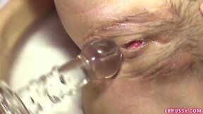 Teenager post-op shemale minnie pounded raw