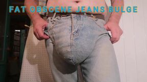Fat *** jeansbulging