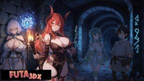 Voluptuous Futa Elf Queens - Massive Cleavage & Jiggly Booties