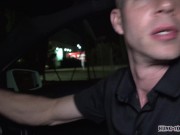 Driving with josh 4 Lads FIT AS 19yr Film fucked N filled
