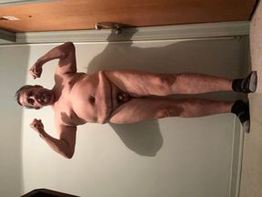 Running naked in hallway