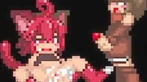 TittyFuck Fantasy: Glowing Pixels Busty Carts Collide in Retro Lust Fest